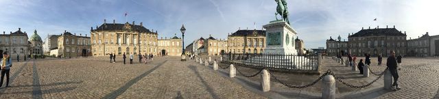 Palacio de Amalienborg alojamiento de la familia real